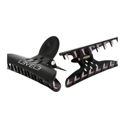 LEVEL3 HAIR CLAW CLIPS 4 PCS