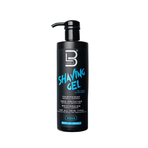 LEVEL3 SHAVING GEL AQUA 500 ML